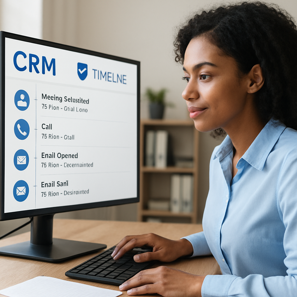 A new employee reviewing an activity history that a new hire can trust.
