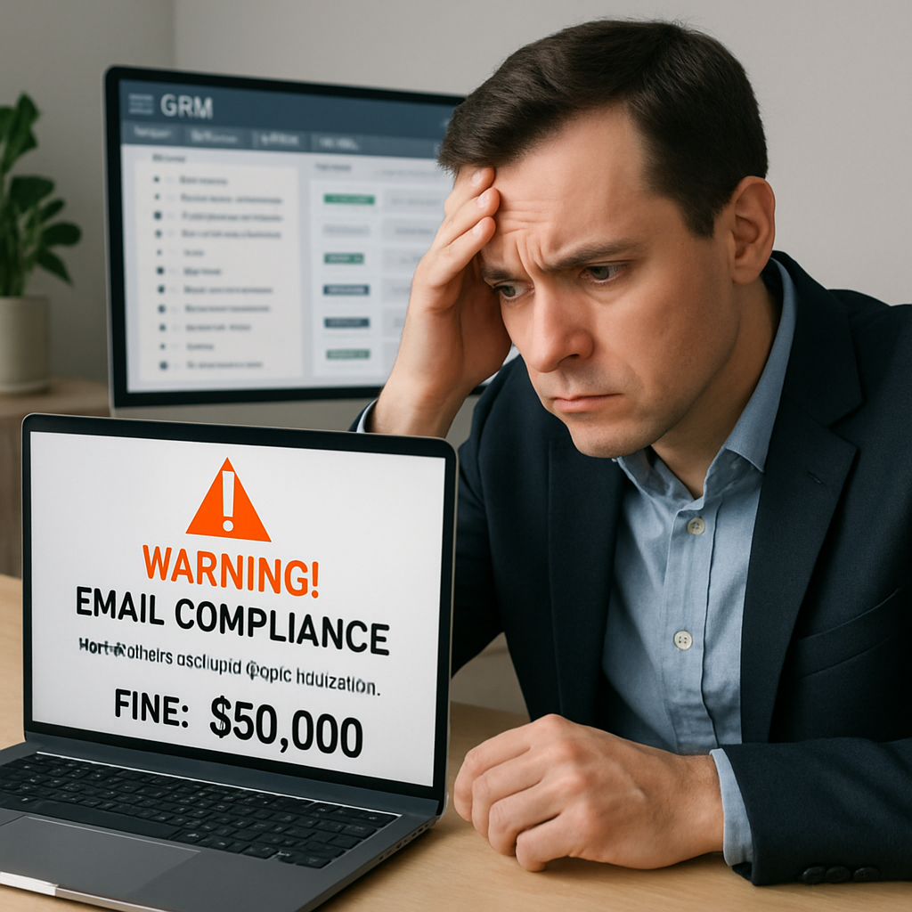 Business owner facing risks from not keeping suppression lists in the CRM