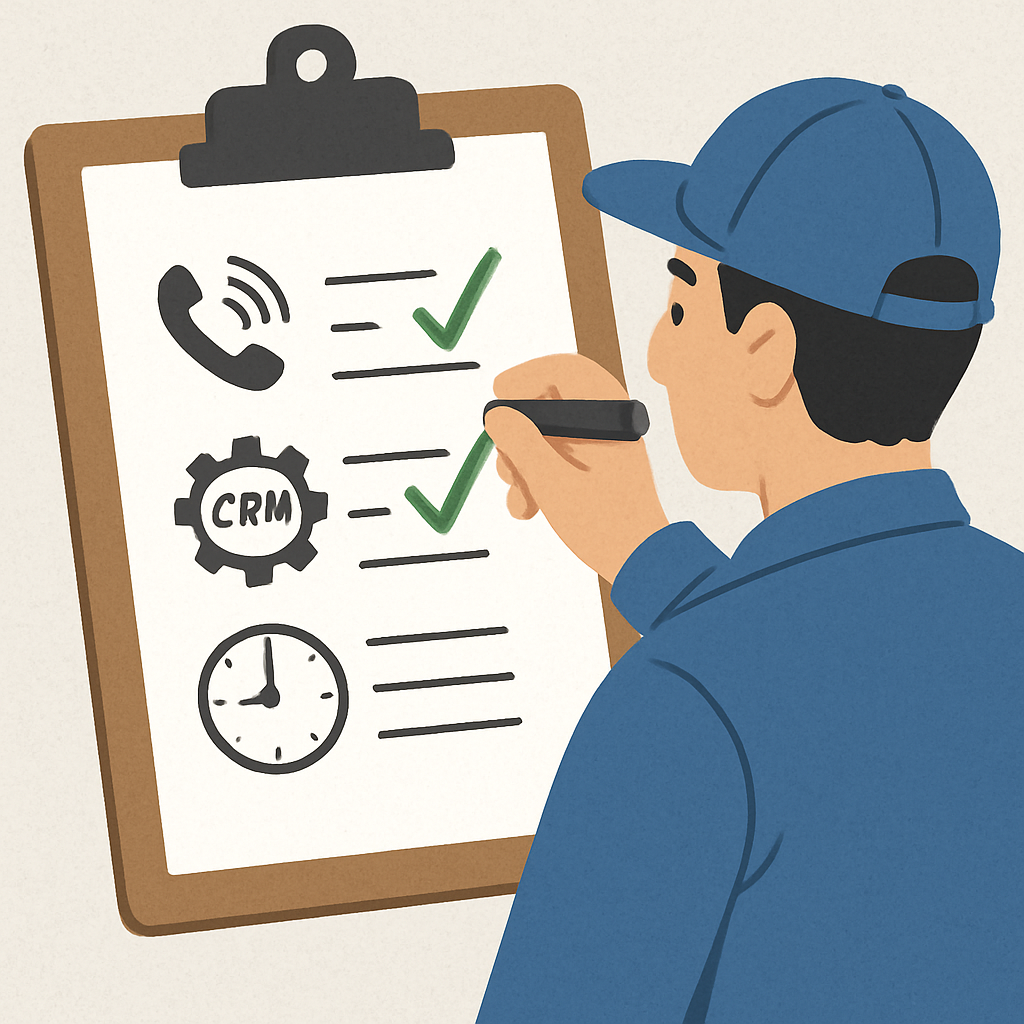 Checklist for implementing voicemail replacement for local businesses.