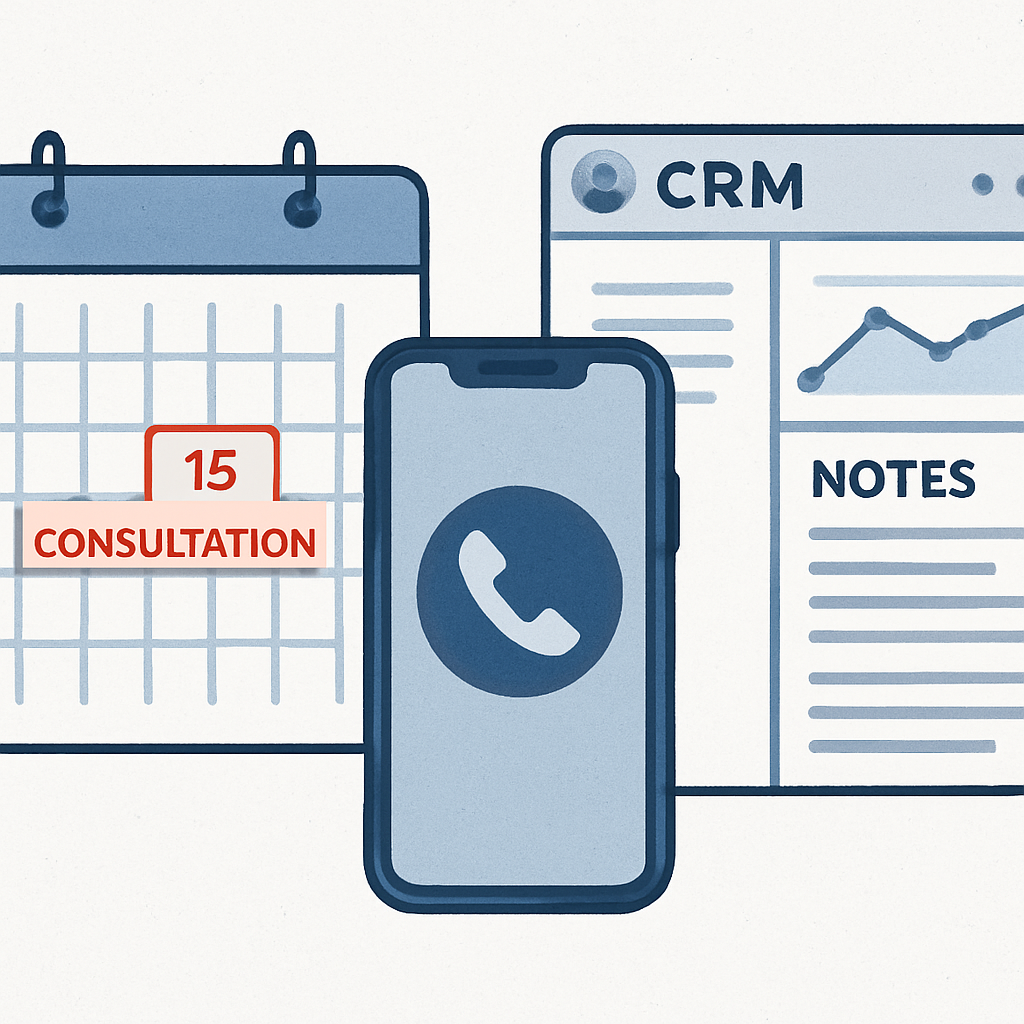Book a consultation to automate CRM notes from phone calls without extra typing