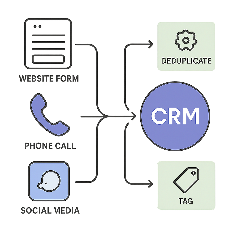 Automation workflow for tagging lead sources without double counting